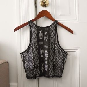 Teeki Mermaid Diamond Tribe Crop Top